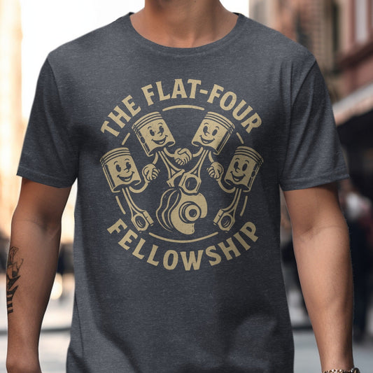 The Flat-Four Fellowship Graphic T-Shirt product type