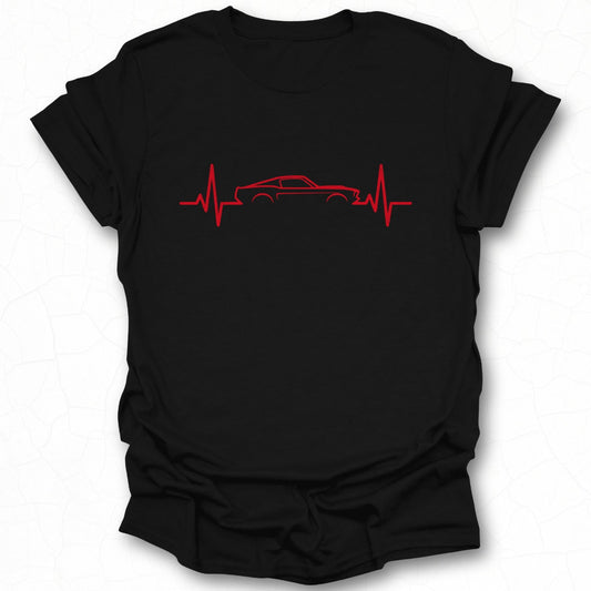 Heartbeat Car Design Graphic Tee Product