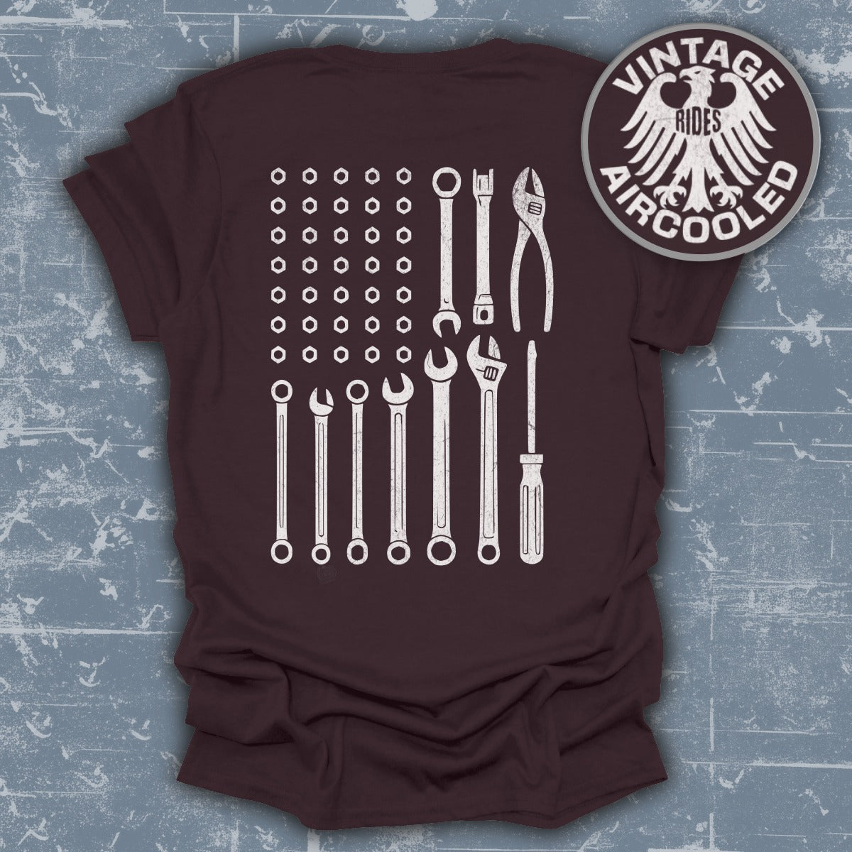 Vintage Rides Aircooled Tools Graphic Tee product