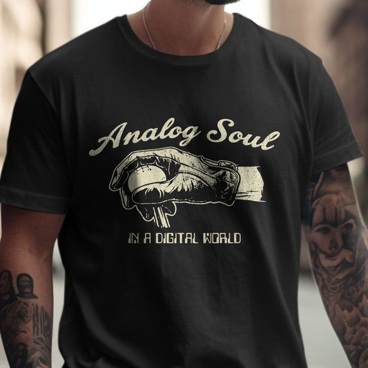 Analog Soul In A Digital World Graphic Tee