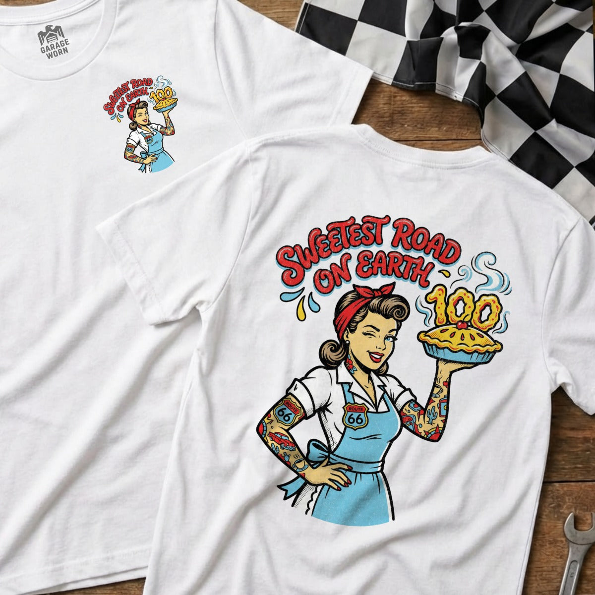 Sweetest Road On Earth Pinup Girl Route 66 Pie product type
