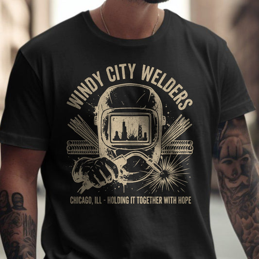 Windy City Welders Chicago Holding It Together T-Shirt
