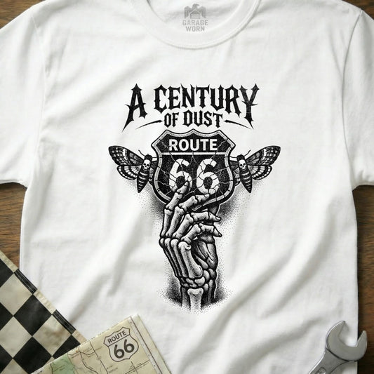 A Century Of Dust Route 66 Skeleton Hand Moth Skulls product type