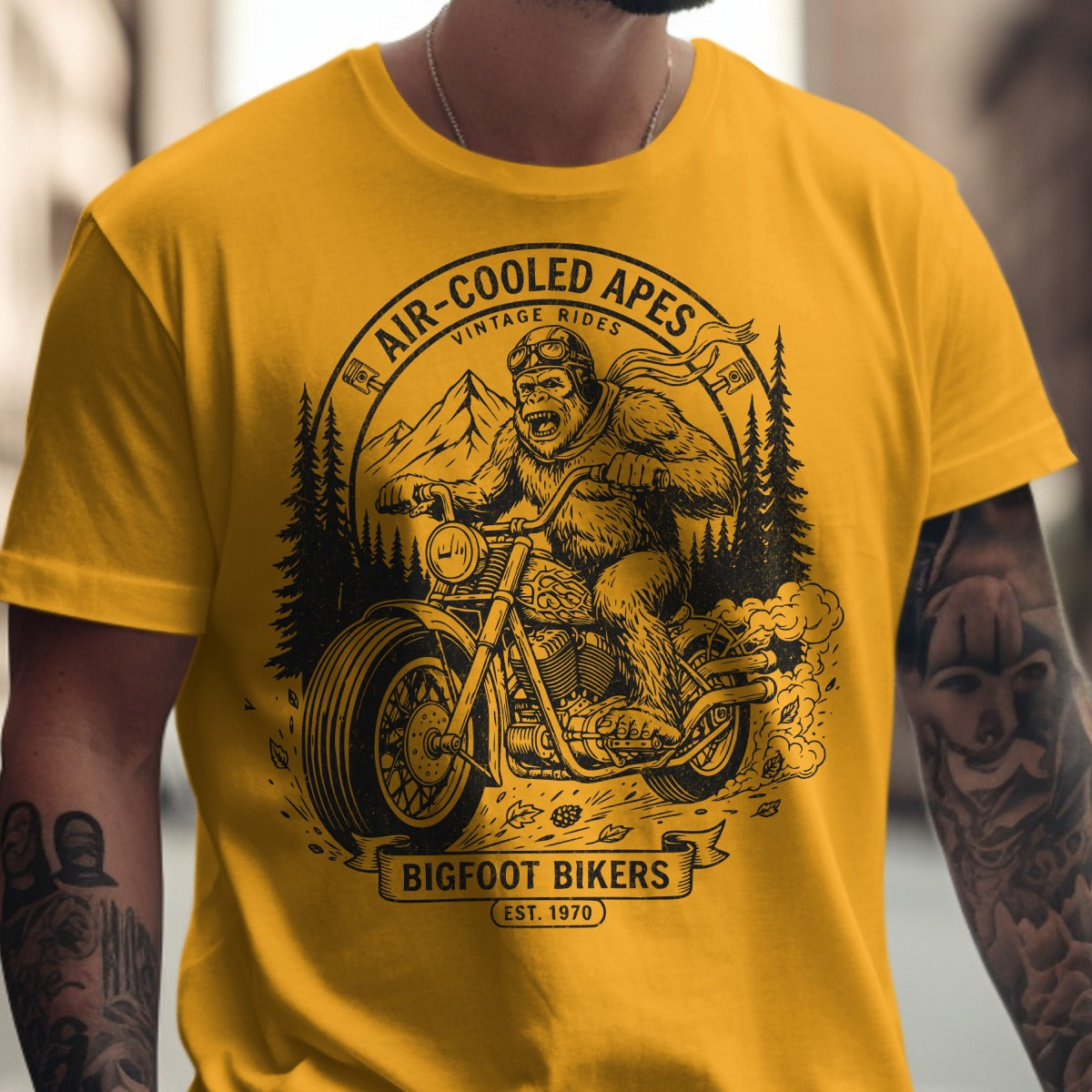 Air-Cooled Apes Vintage Rides Bigfoot Bikers product