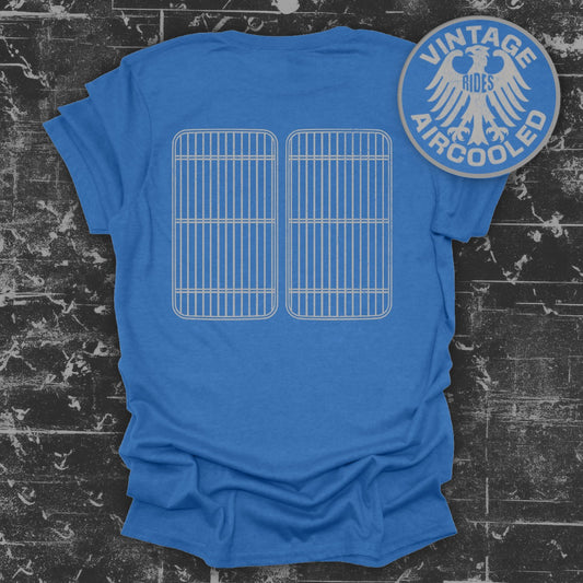 Vintage Rides Aircooled Graphic Blue T-Shirt product type