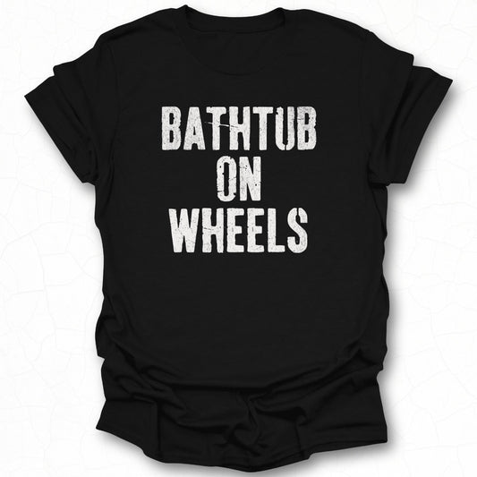 Bathtub on Wheels Modern Graphic Tee