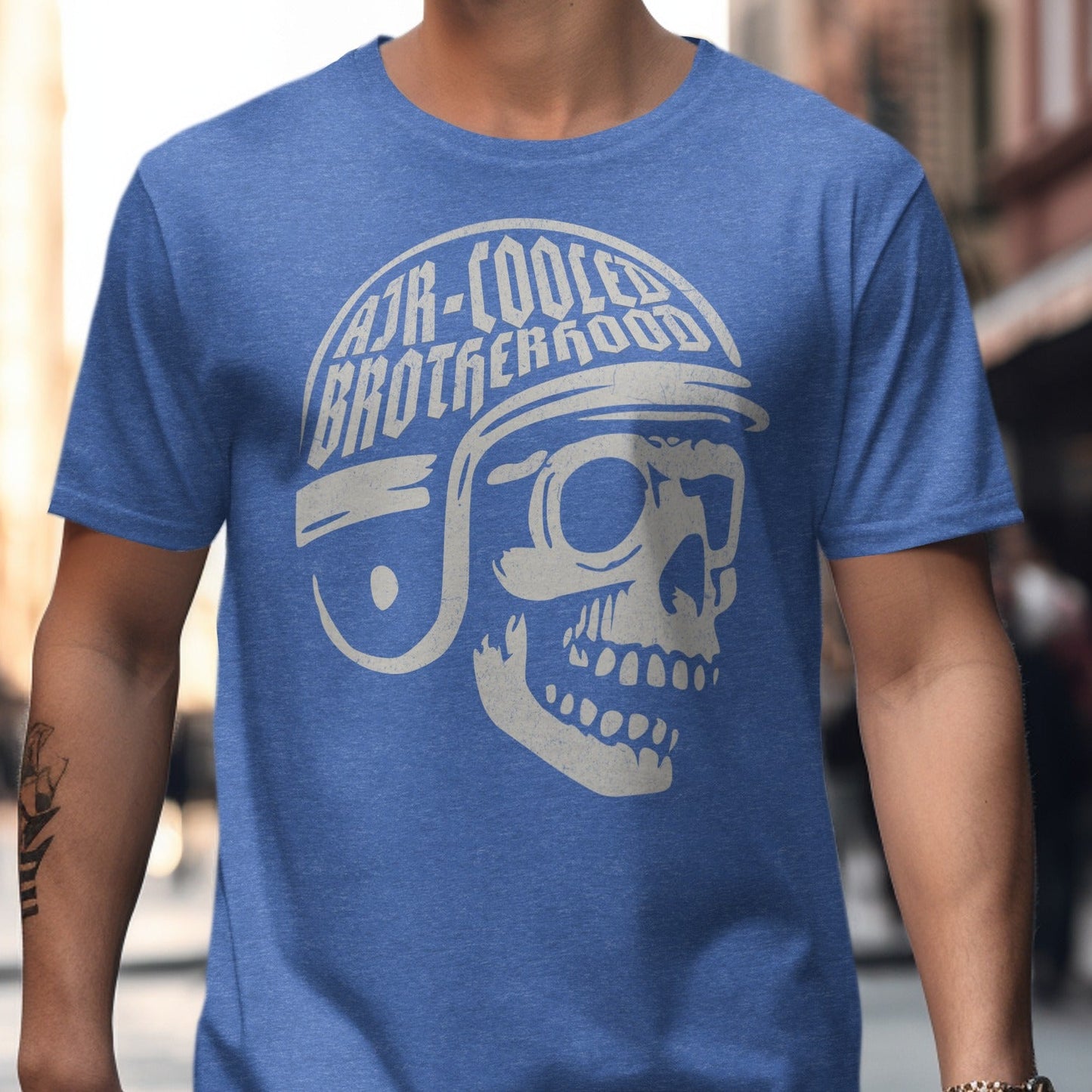 Air-Cooled Brotherhood Skull Helmet T-shirt product