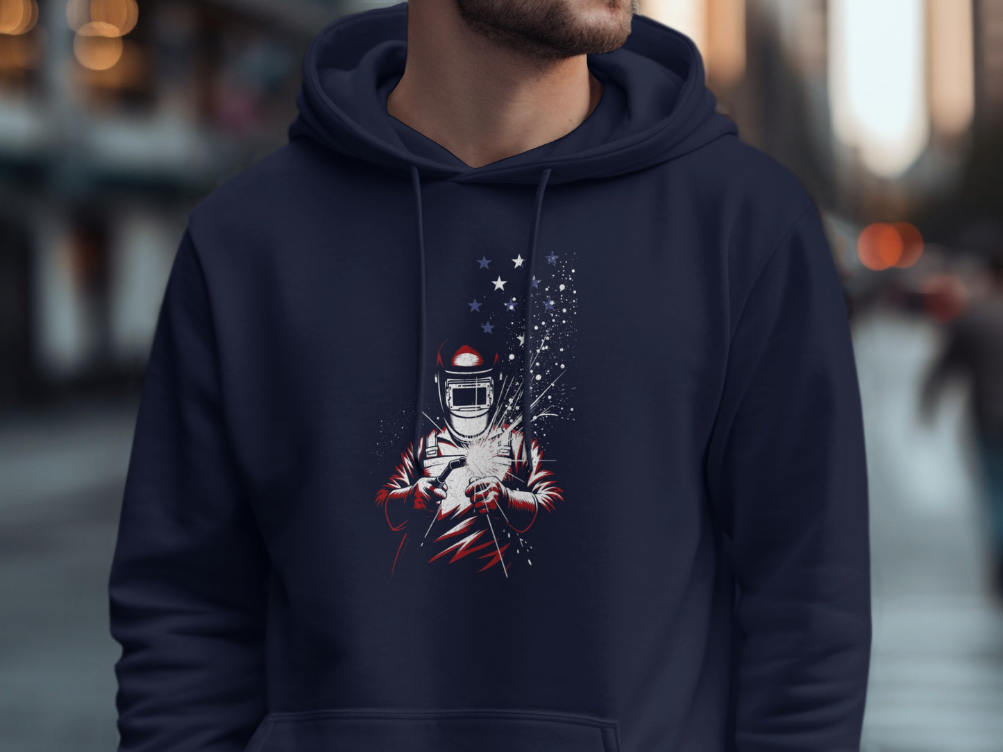 Sparkling Astronaut Hoodie with Unique Space Design