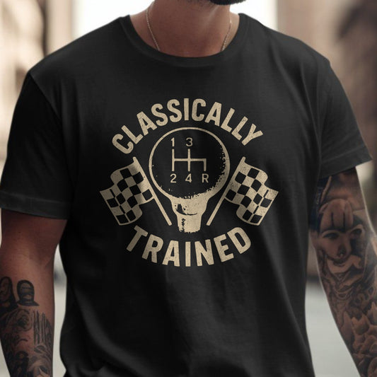Classically Trained Graphic Tee Retro Style