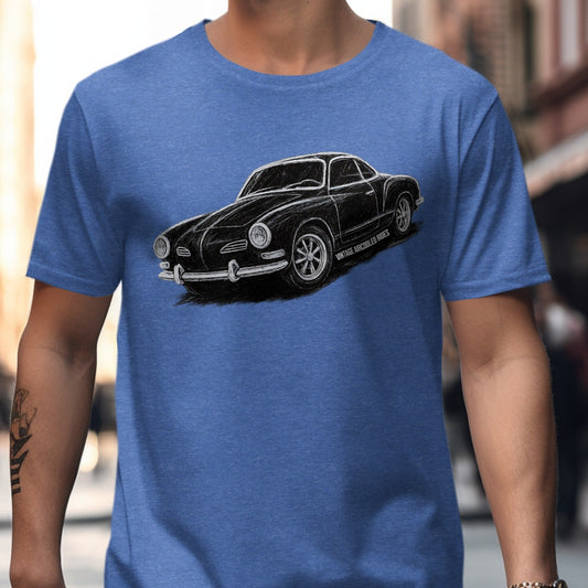 Retro Classic Car Sketch Design Graphic T-Shirt product