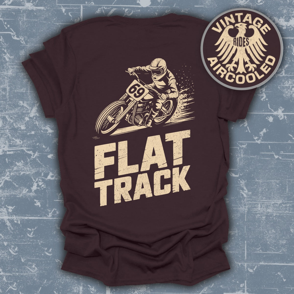 Vintage Rides Flat Track Aircooled T-Shirt product type