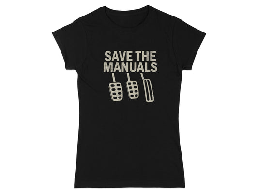 Save the Manuals Graphic Print T-Shirt
