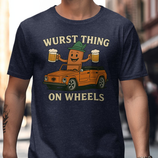 Wurst Thing On Wheels Funny Graphic T-Shirt product