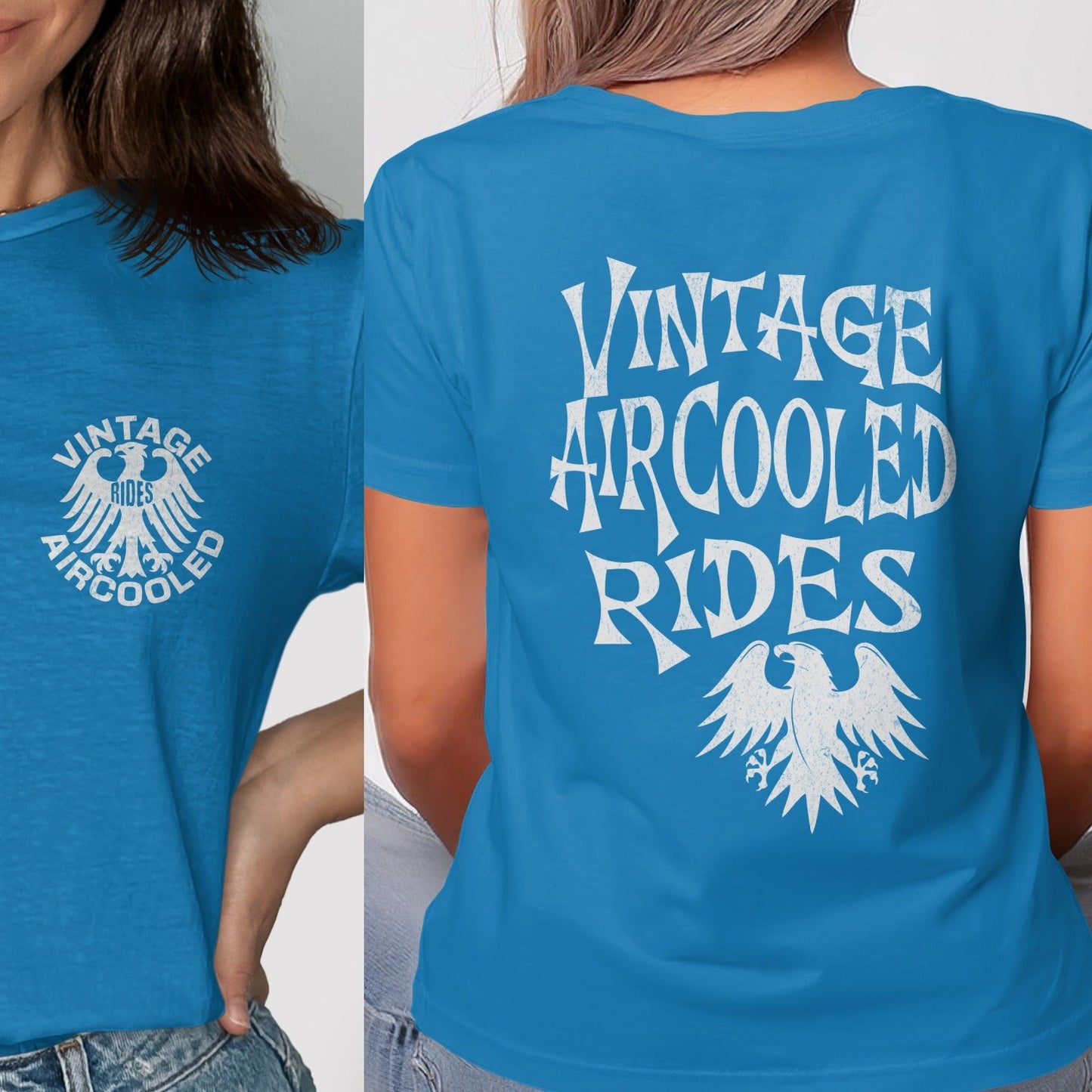 Vintage Aircooled Rides Graphic Tee Shirt product