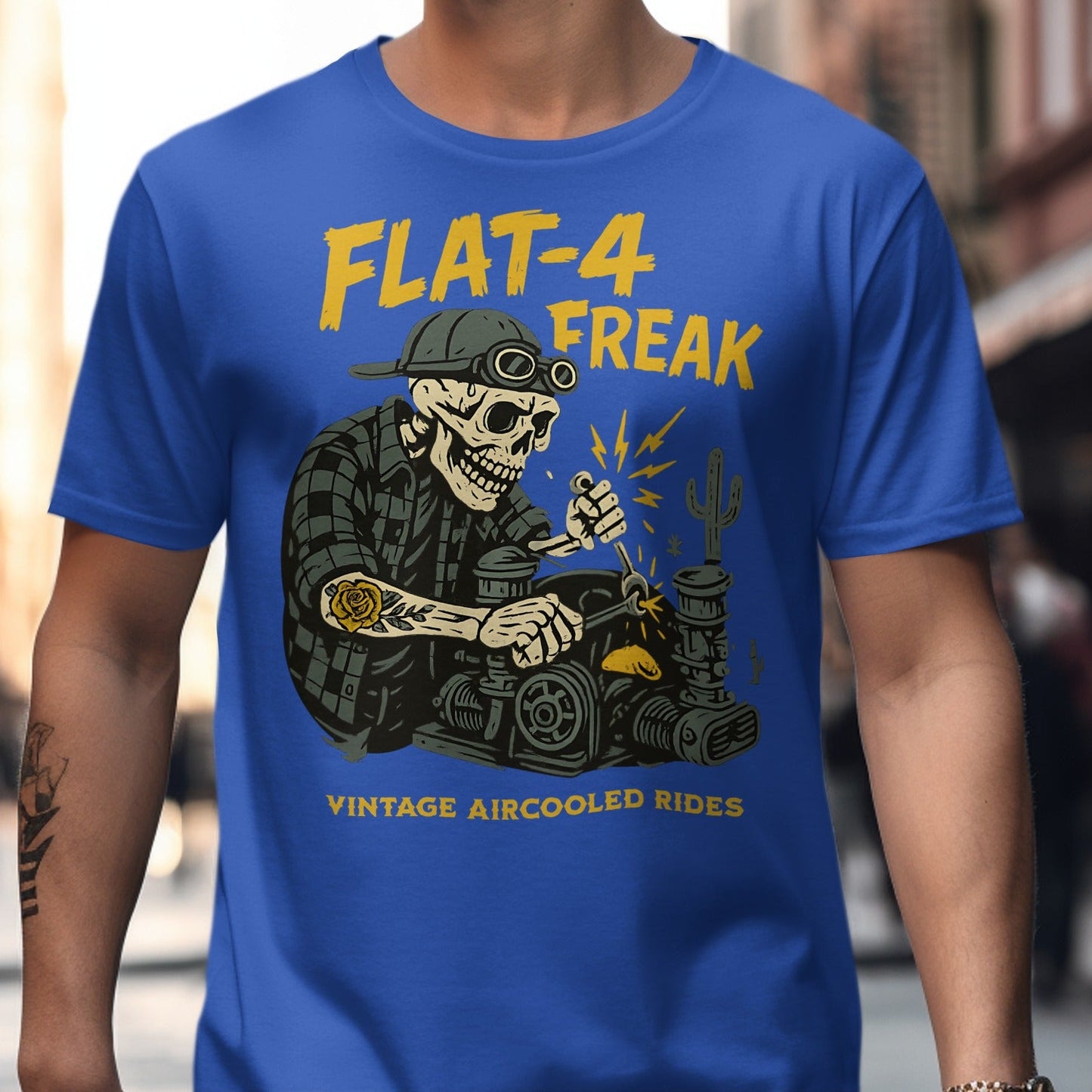 Flat-4 Freak Vintage Aircooled Rides T-Shirt product type