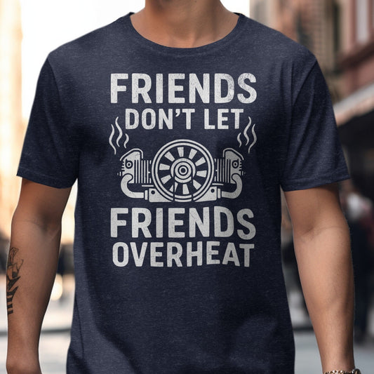 Friends Don't Let Friends Overheat t-shirt product type