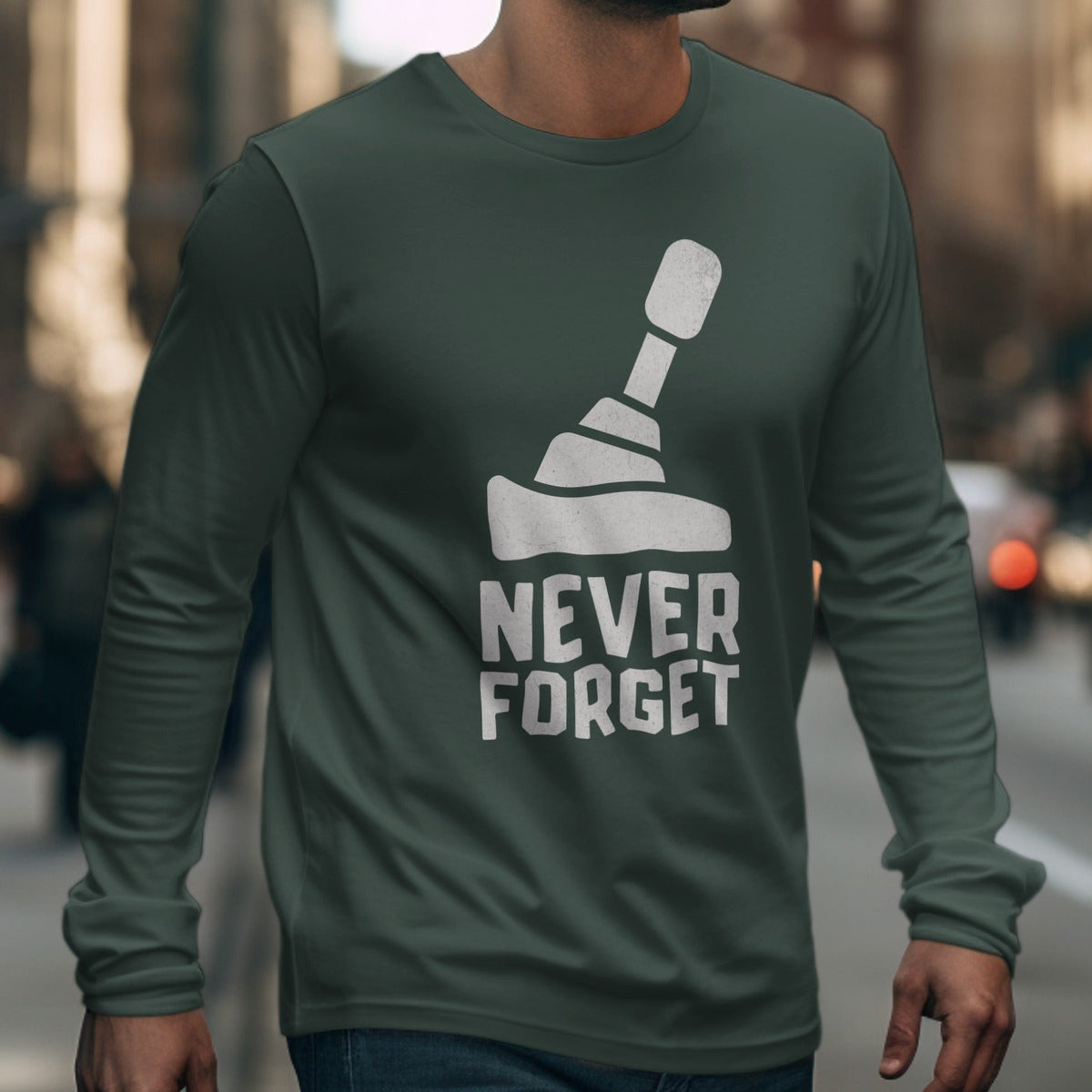 Never Forget Long Sleeve Shirt with Unique Design
