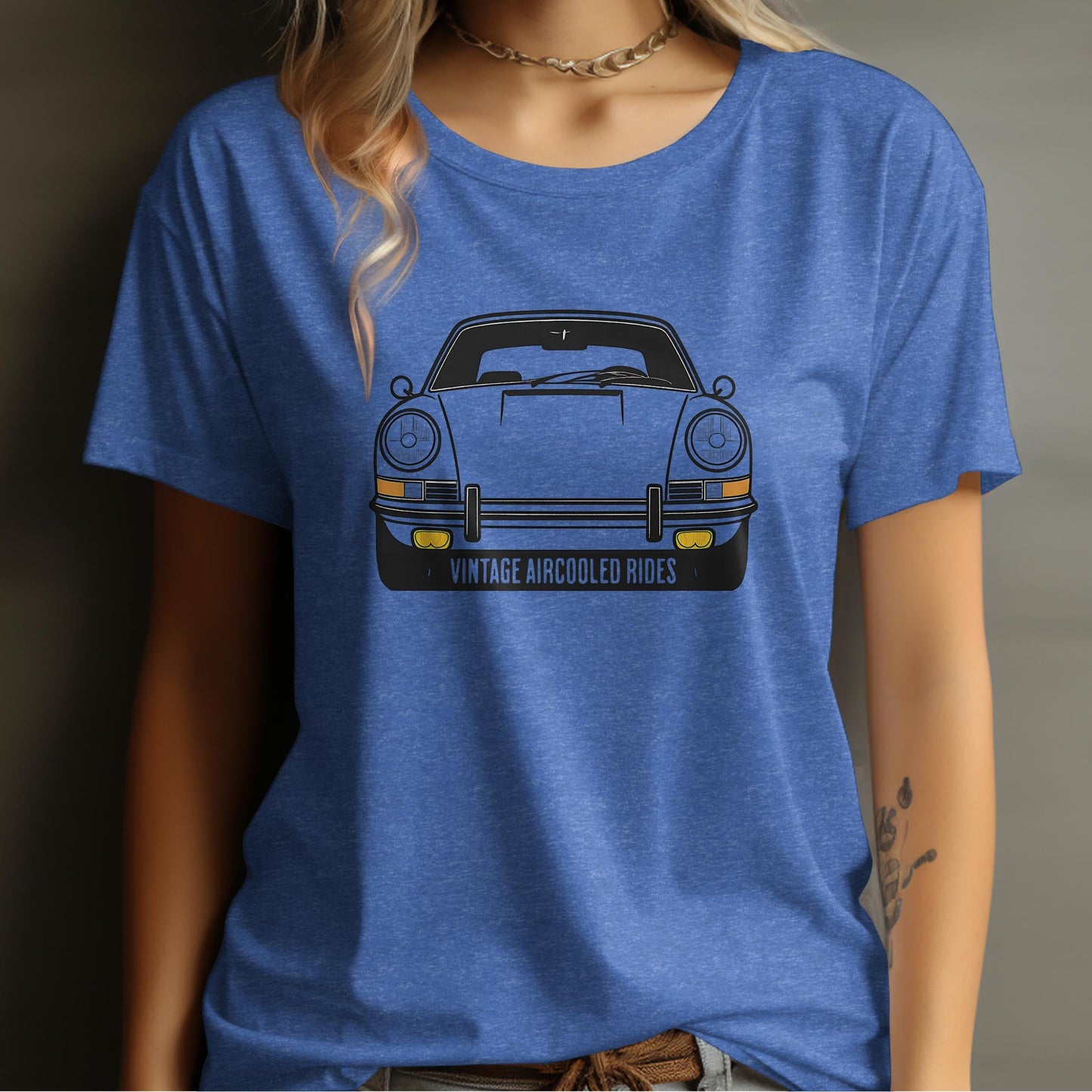 Vintage Aircooled Rides Graphic Tee Shirt product type