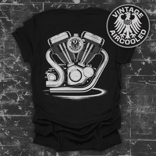 Vintage Rides Aircooled Engine Graphic T-shirt product