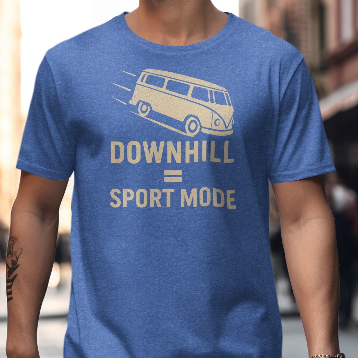 Downhill Sport Mode Graphic Printed T-Shirt product