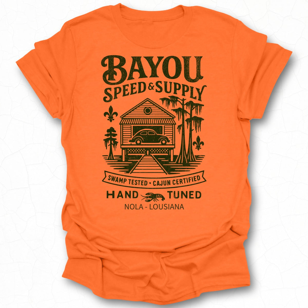 Bayou Speed Supply Hand Tuned NOLA Louisiana T-Shirt