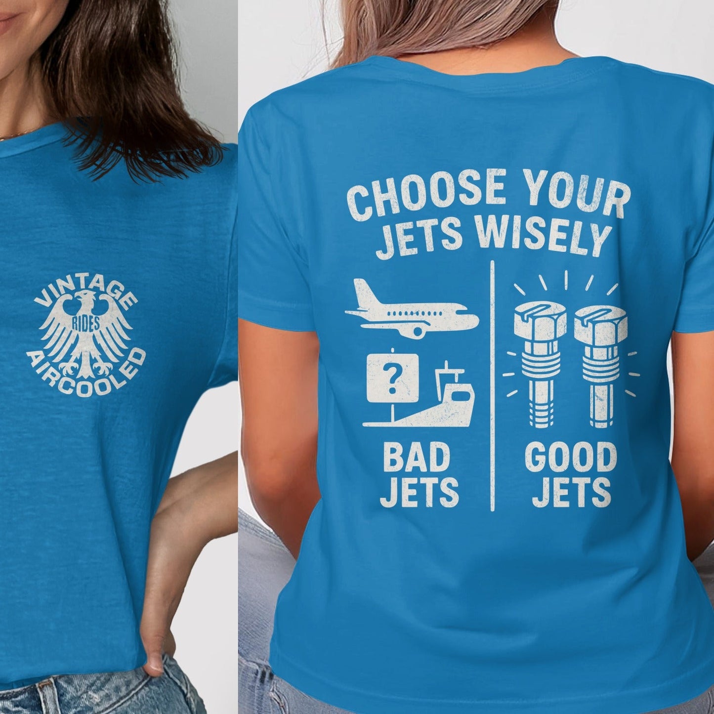Choose Your Jets Wisely Vintage Aircooled T-shirt product type