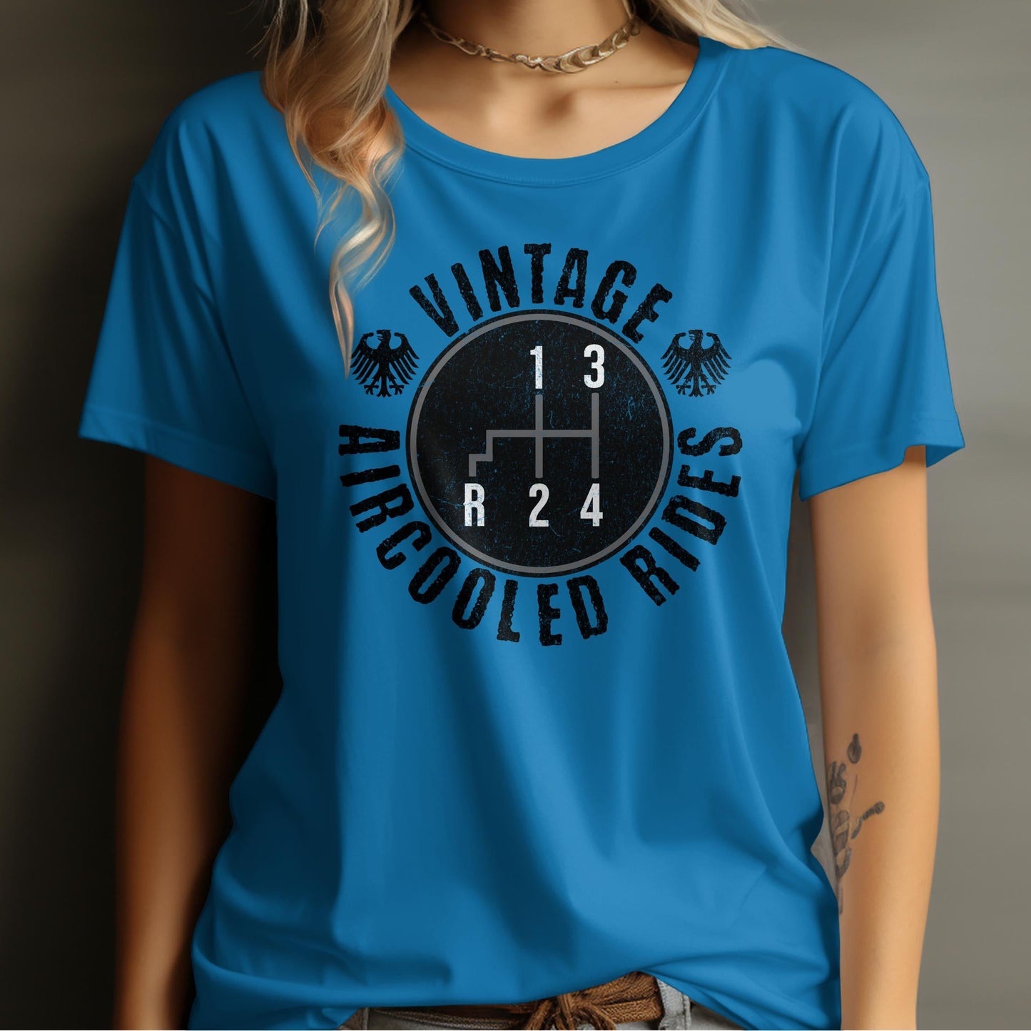 Vintage Aircooled Rides Graphic Tee Shirt product