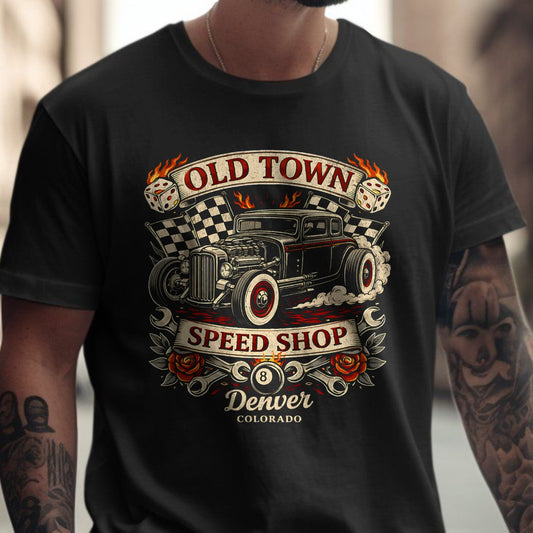 Old Town Speed Shop Denver Colorado clothing