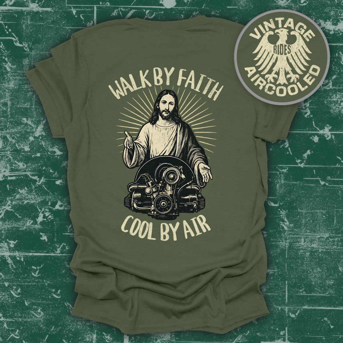 Walk By Faith Cool By Air Vintage Rides T-shirt product type