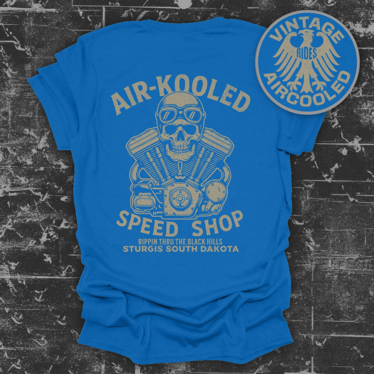 Air-Kooled Speed Shop Vintage Rides T-Shirt product type