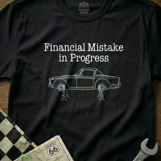 Financial Mistake In Progress Classic Car Shirt