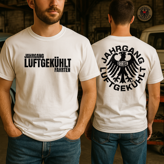 Vintage AirCooled Rides in German T-Shirt