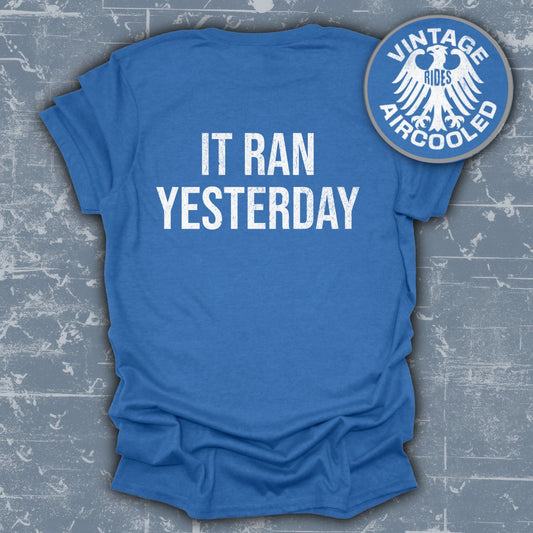 IT RAN YESTERDAY Vintage Rides Aircooled product type