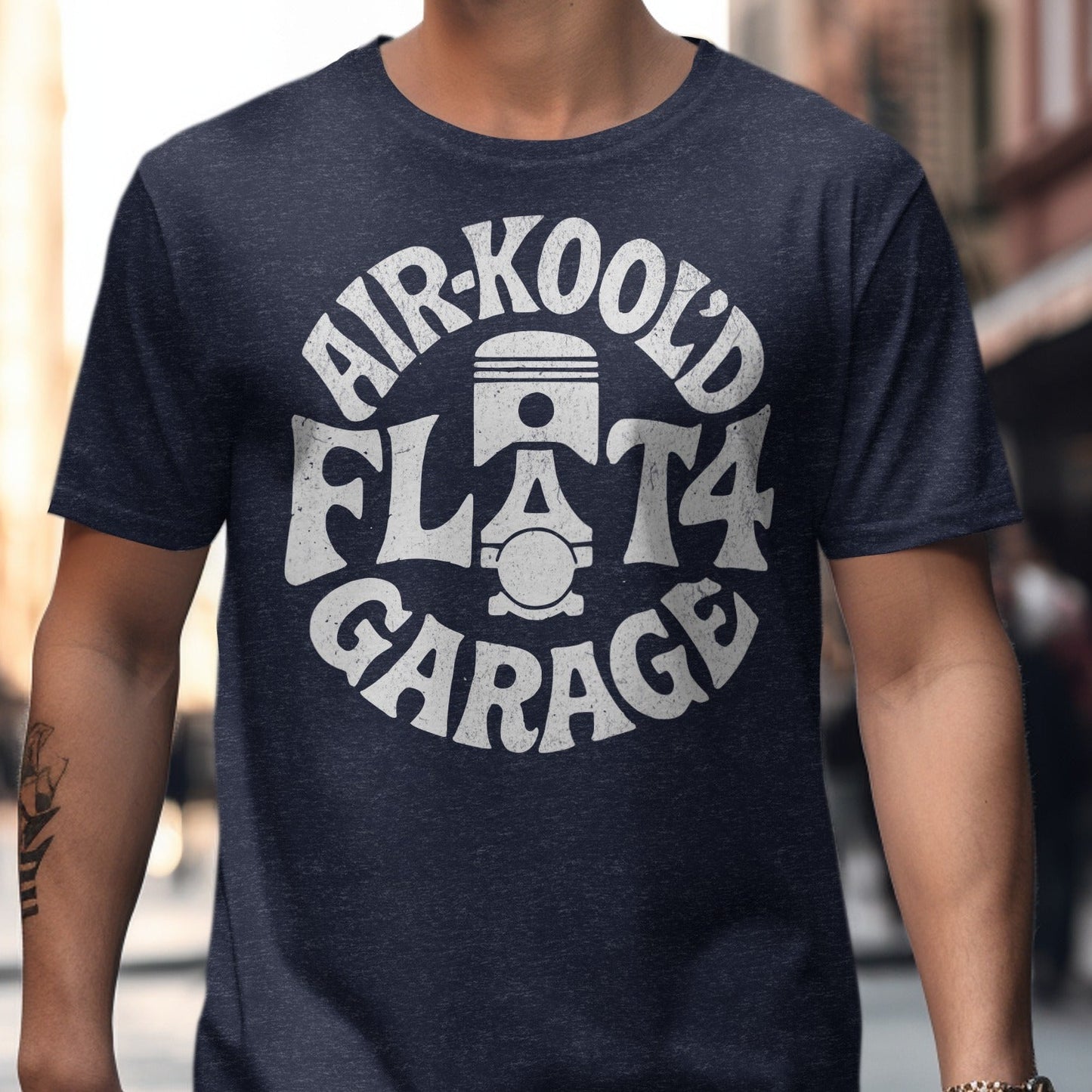 Air-Kool'd Flat 4 Garage Graphic T-shirt product type