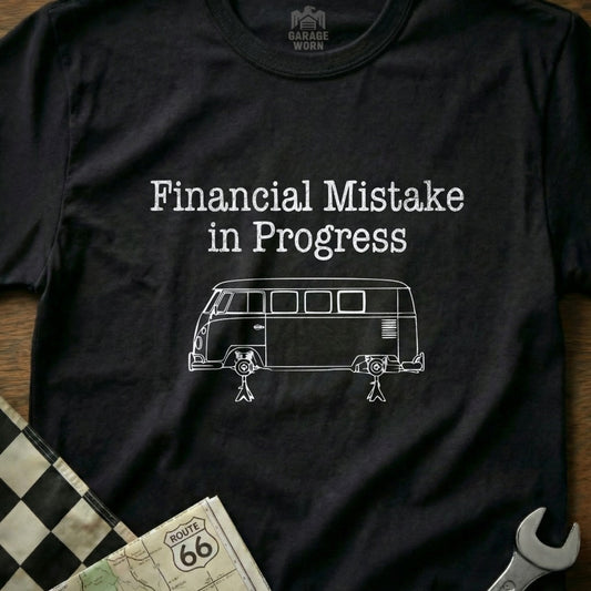 Financial Mistake in Progress Graphic T-Shirt