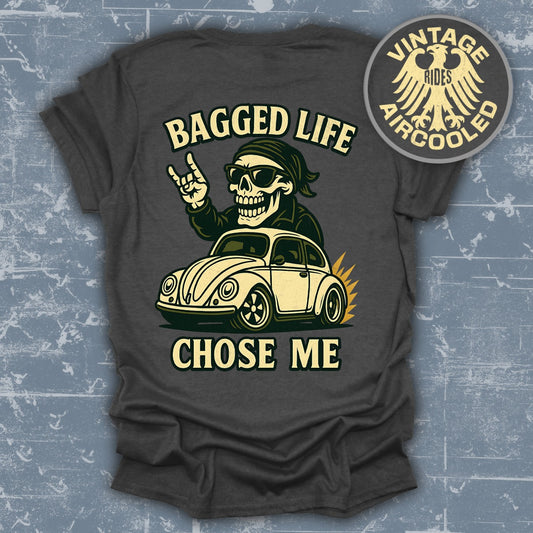 Bagged Life Chose Me Skeleton Graphic Shirt product type