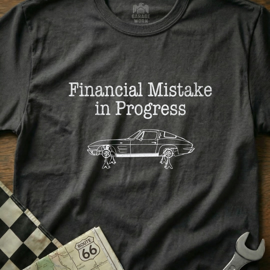 Financial Mistake in Progress Graphic T-Shirt