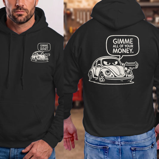 Black | Left Chest + Back