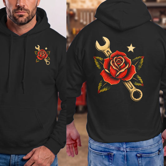 Black | Left Chest + Back