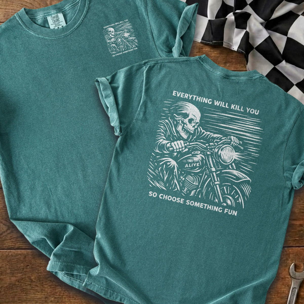Blue Spruce | Left Chest + Back