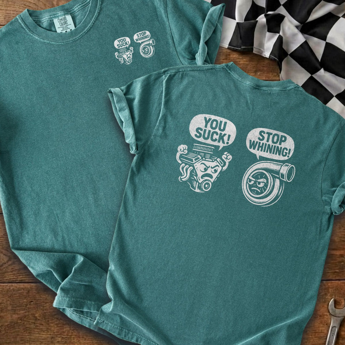 Blue Spruce | Left Chest + Back