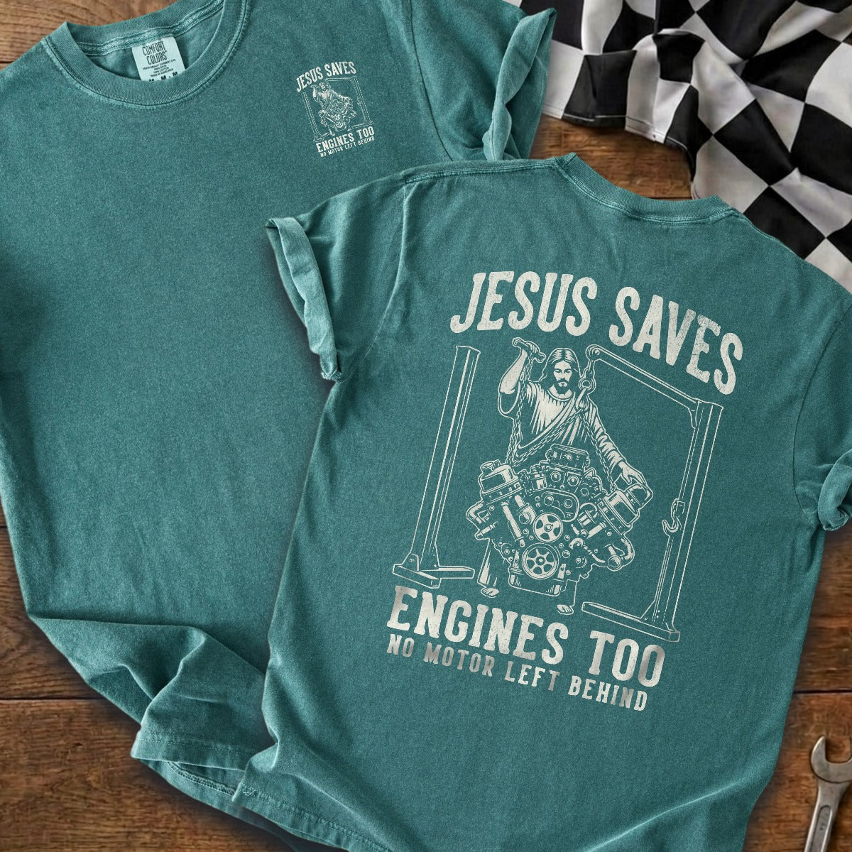 Blue Spruce | Left Chest + Back