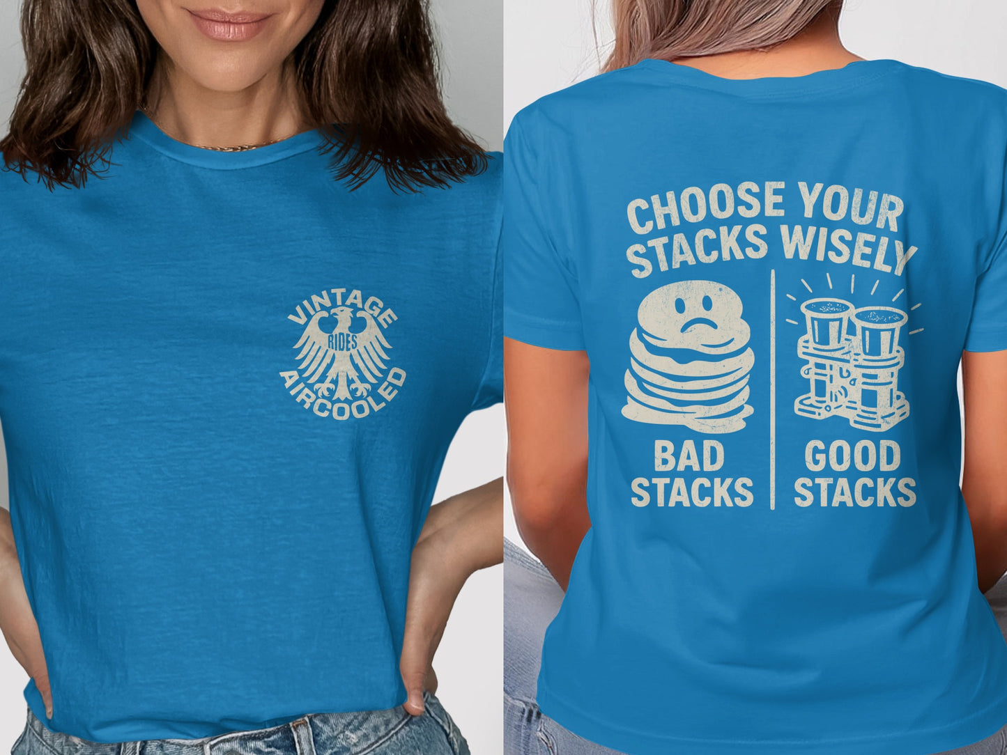 Choose Your Stacks Wisely Vintage Aircooled T-shirt product