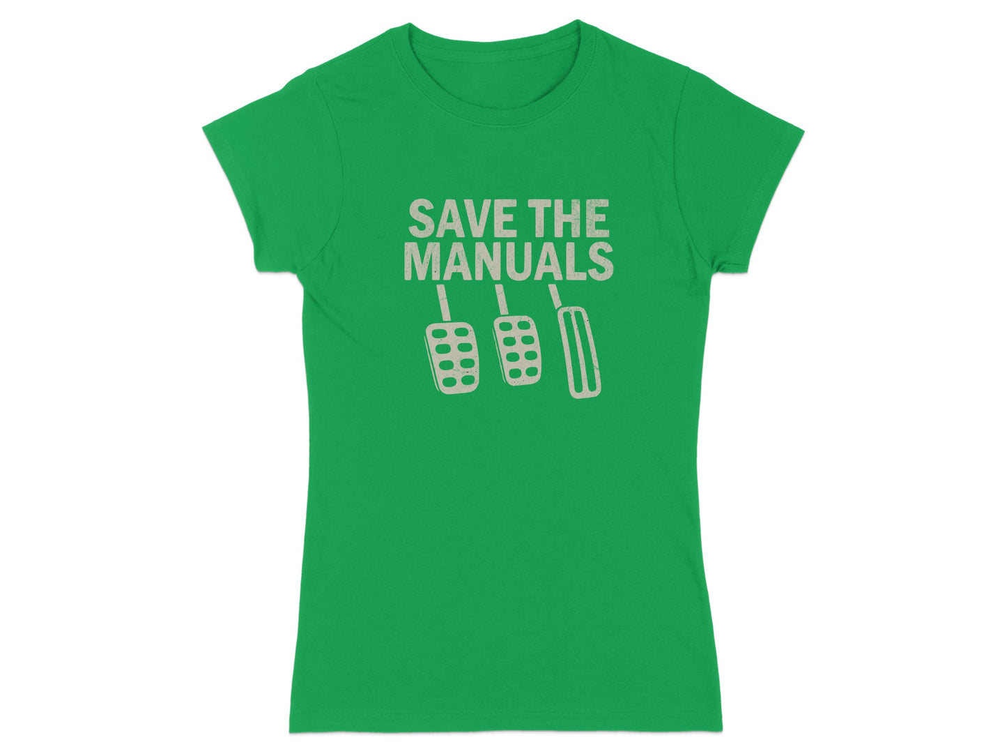 Save The Manuals Graphic T-Shirt for Car Enthusiasts