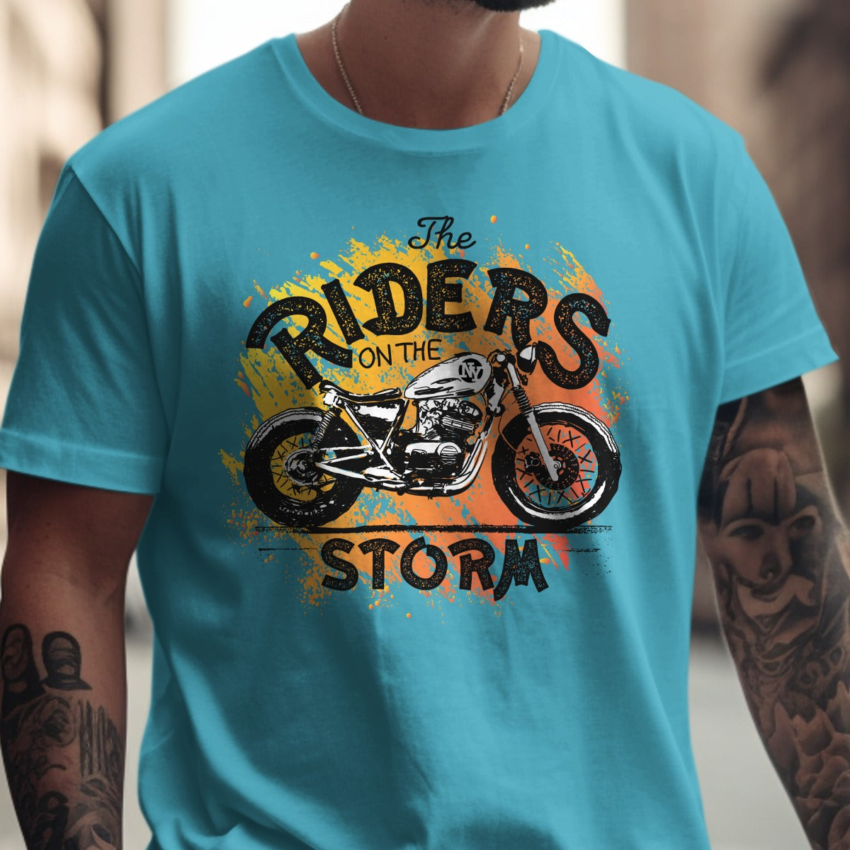 The Riders on the Storm Design Printed Shirt product