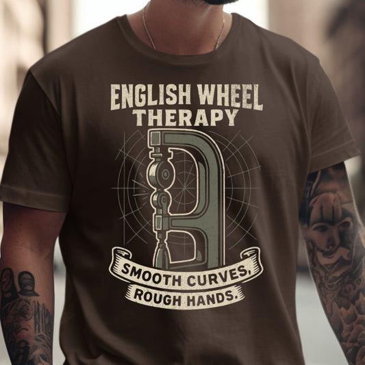 English Wheel Therapy Smooth Curves Rough Hands T-Shirt