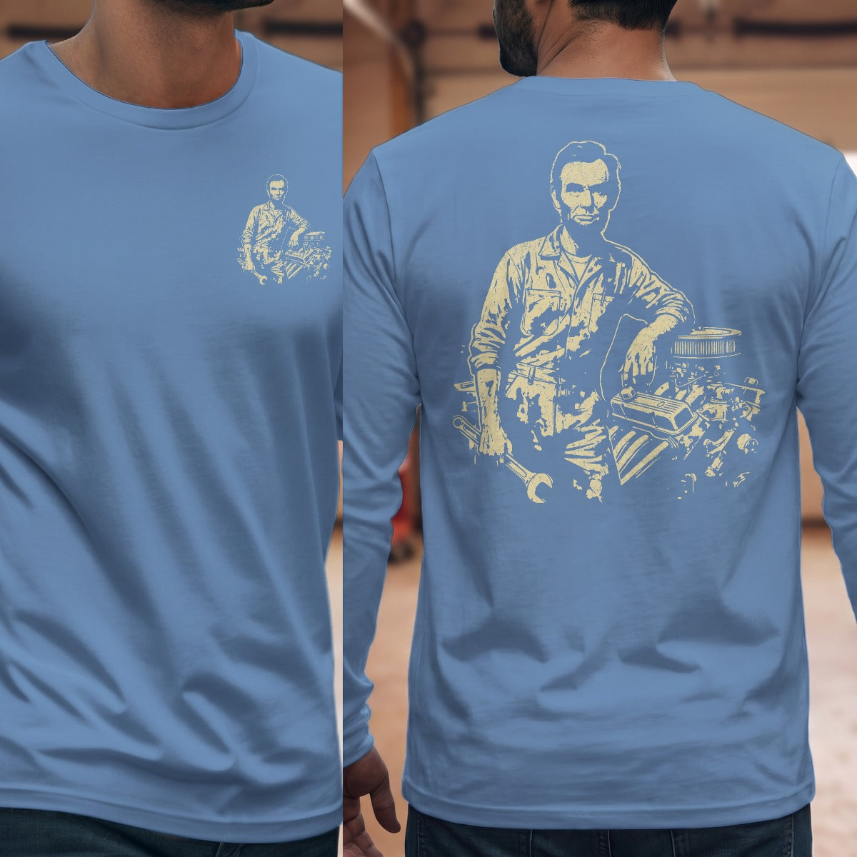 Carolina Blue | Front & Back