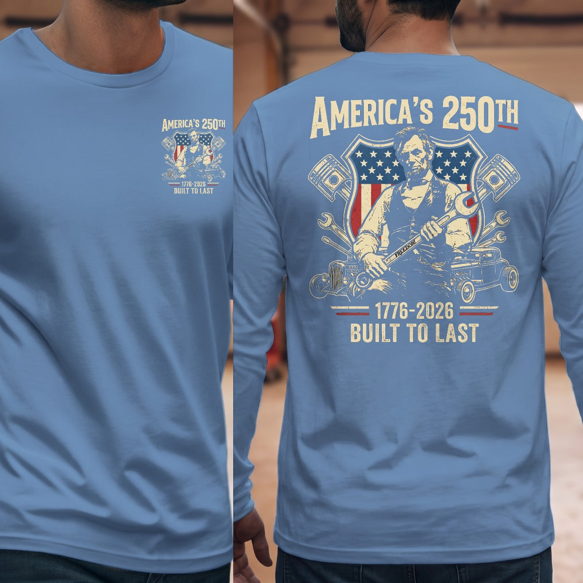 Carolina Blue | Front & Back