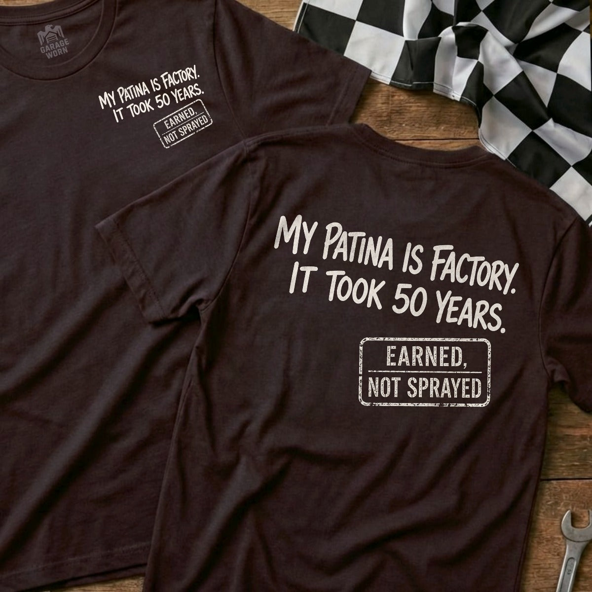 Choc Brown | Front & Back