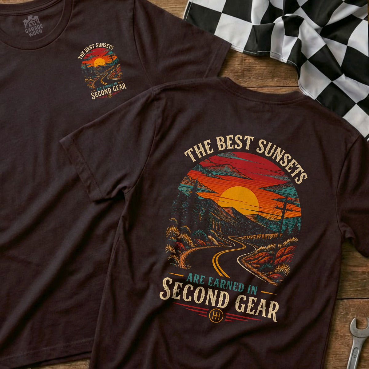 Choc Brown | Front & Back